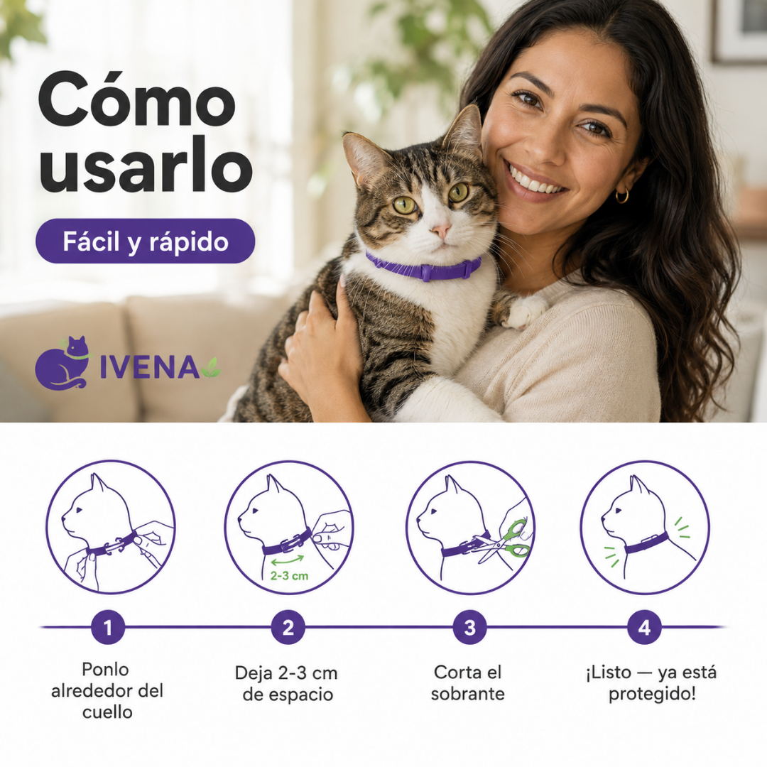 Collar Anti-Estrés para Gatos