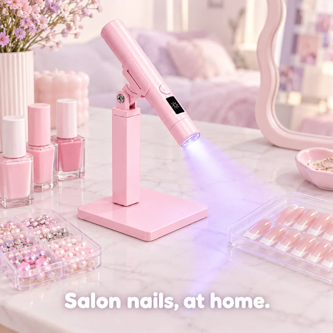 Salon nails, at home